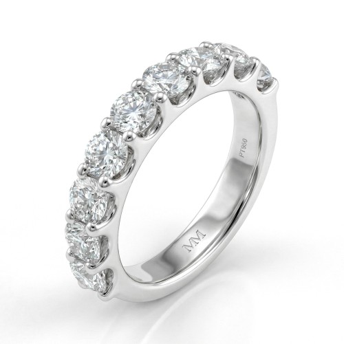 Evertina - eternity prsten s moissanitem