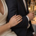 Estelle - prsten s moissanitem v brusu hruška a rozptýlenými postranními kameny
